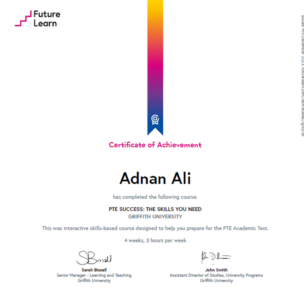PTE Success: The Skills You Need on Adnan Ali's profile